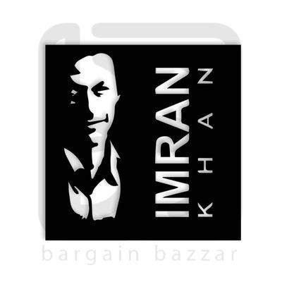 Imran Khan Abstract Wall Art 16x8 Black Modern Decor