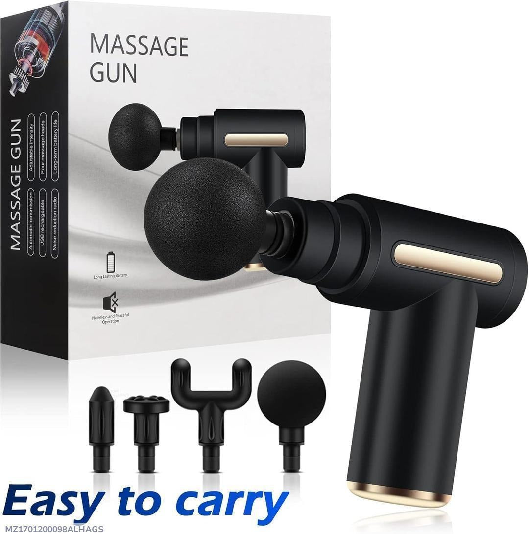 Mini Black Massager Gun for Office & Yoga Relief