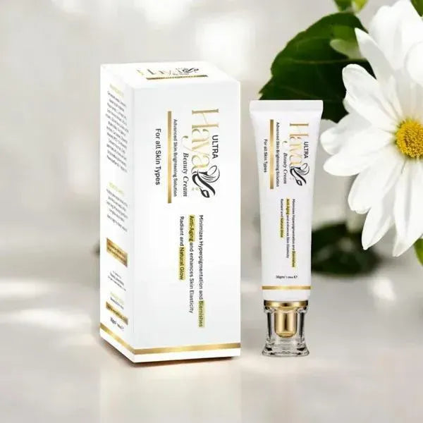 Haya Beauty Cream Whitening Anti-Aging Hydrating Glass Tube
