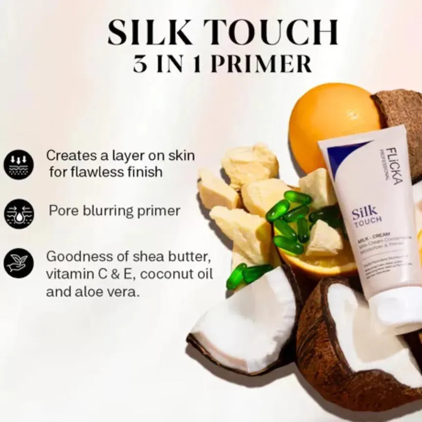 Flicka Silk Touch 3-in-1 Moisturizer & Primer Cream