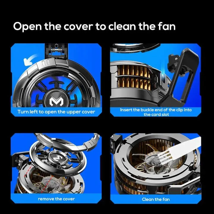 CX07 Mobile Phone Cooler Magnetic Cooling Fan