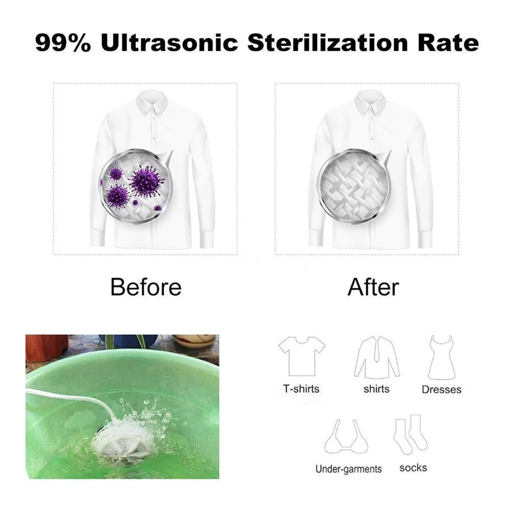 Portable Mini Washing Machine for Home & Travel